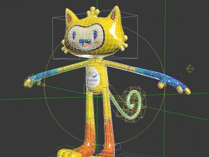 vinicius olympic games mascot 2016 Modello 3D