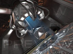 Mega pack costruttore di pannelli per astronavi Modello 3D