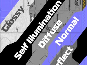starship panels constructor mega pack 3D Model