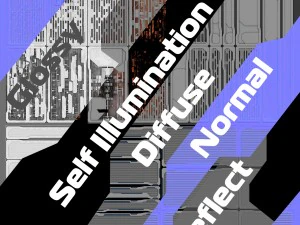 Mega pack costruttore di pannelli per astronavi Modello 3D