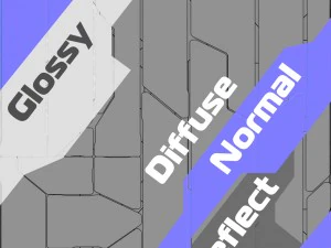 Mega pack costruttore di pannelli per astronavi Modello 3D