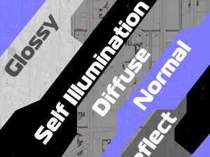 starship panels constructor mega pack 3D Model
