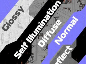 Mega pack costruttore di pannelli per astronavi Modello 3D