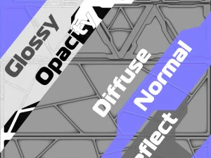 Mega pack costruttore di pannelli per astronavi Modello 3D