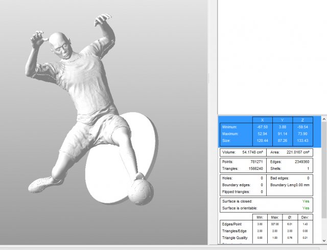 Download soccerer sledge strike stl 3D Model