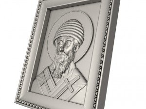spiridon trimifuntskiy icon stl 3Dプリントモデル