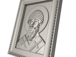 spiridon trimifuntskiy icon stl 3D Print Model