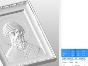spiridon trimifuntskiy icon stl 3Dプリントモデル
