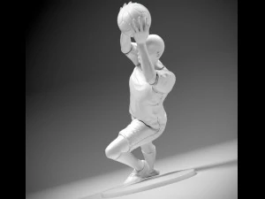 goalkeeper 01 stl 3D Print Model