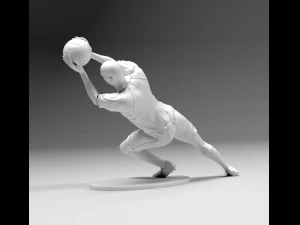 goalkeeper 01 stl 3D Print Model