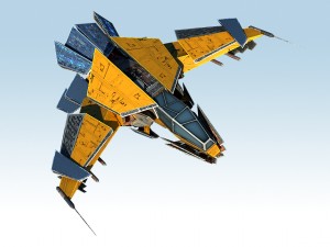 space jet fighter 3D 모델