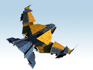 space jet fighter 3D 모델
