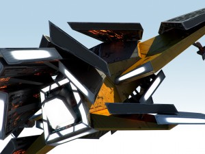 space jet fighter 3D 모델