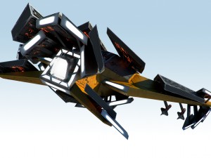 space jet fighter 3D 모델