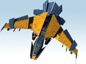 space jet fighter 3D Model