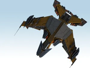 caccia spaziale Modello 3D