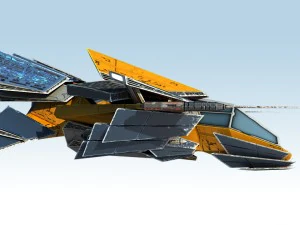 caccia spaziale Modello 3D