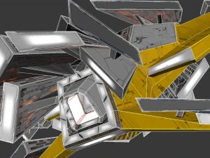 caccia spaziale Modello 3D