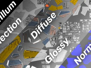 caccia spaziale Modello 3D