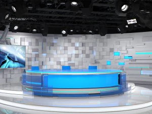 virtual tv studio 02 3D Model