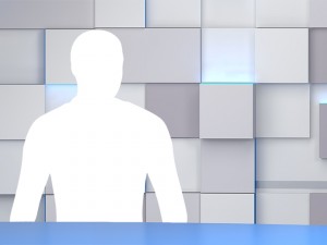 virtual tv studio 02 Model 3D