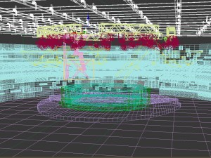 virtual tv studio 02 Model 3D