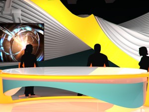 virtual tv studio 03 Modello 3D