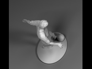 footballer footstrike 02 Model do druku 3D