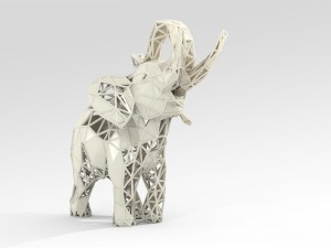 elephant lattice stl 3d print model Modèles 3D en vedette