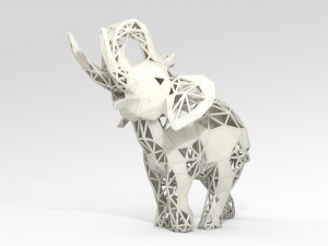 elephant lattice stl 3d print model Modèles 3D en vedette