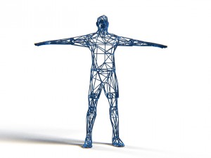 footballer edged rigged 3D Модель