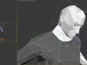footballer edged rigged 3D Модель