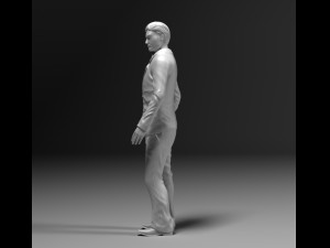 man in suit stl 3D Print Model