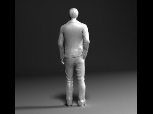 man in suit stl 3D Print Model