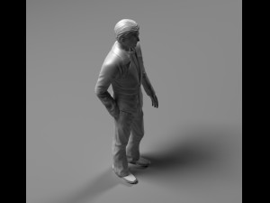 man in suit stl 3D Print Model