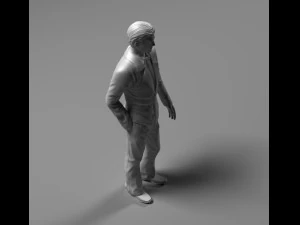 man in suit stl 3D Print Model
