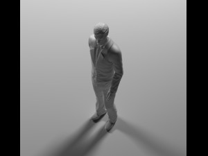 man in suit stl 3D Print Model