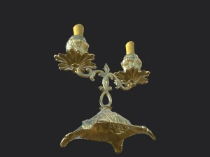 कैंडलस्टिक पीबीआर 3D मॉडल