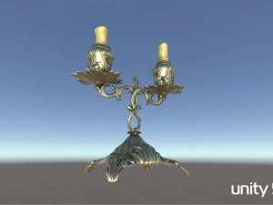 कैंडलस्टिक पीबीआर 3D मॉडल