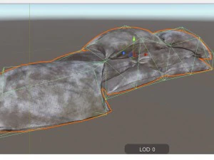 sacos barricada pbr Modelo 3D