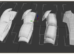 bags barricade pbr Modello 3D
