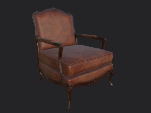 classic chair pbr 3D Model