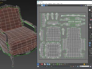 classic chair pbr 3D Model