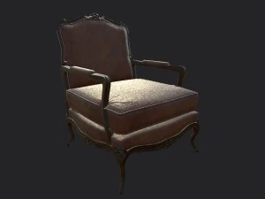 classic chair pbr 3D Model
