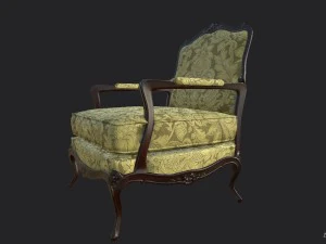 classic chair pbr 3D Model