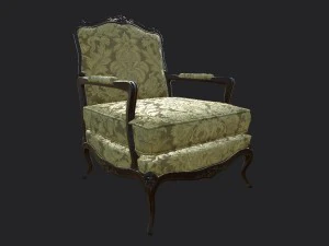 classic chair pbr 3D Model