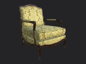 classic chair pbr 3D Model