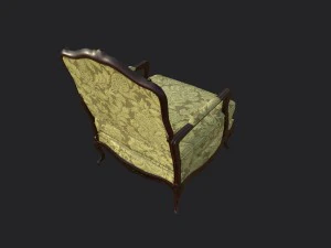 classic chair pbr 3D Model