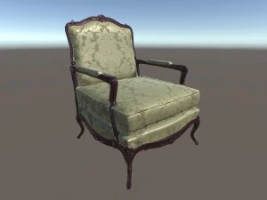 classic chair pbr 3D Model