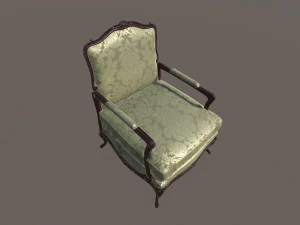 classic chair pbr 3D Model